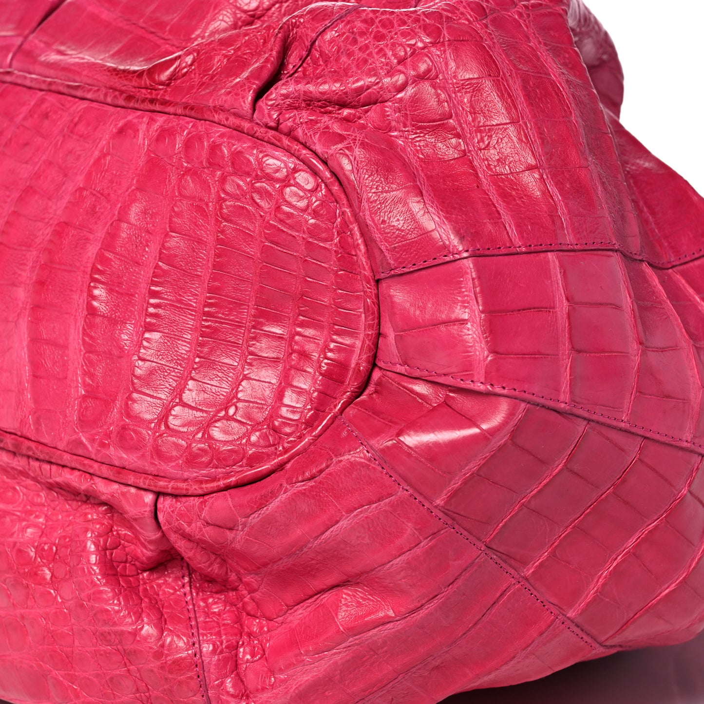 Crocodile Tote Pink