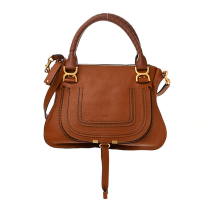 Chloe Calfskin Medium Marcie Satchel Tan 1 of 10