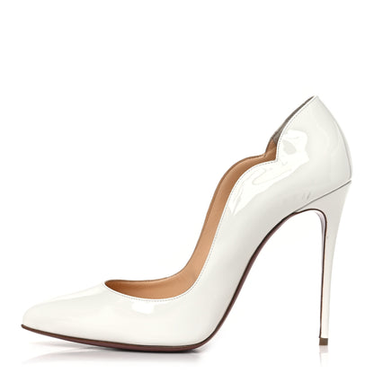 Christian Louboutin Patent Hot Chick 100 Pumps 40 White 1 of 11