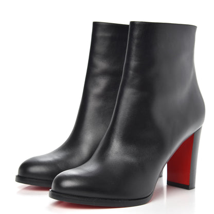 Christian Louboutin Calfskin Adox 85 Ankle Boots 37.5 Black 3 of 7
