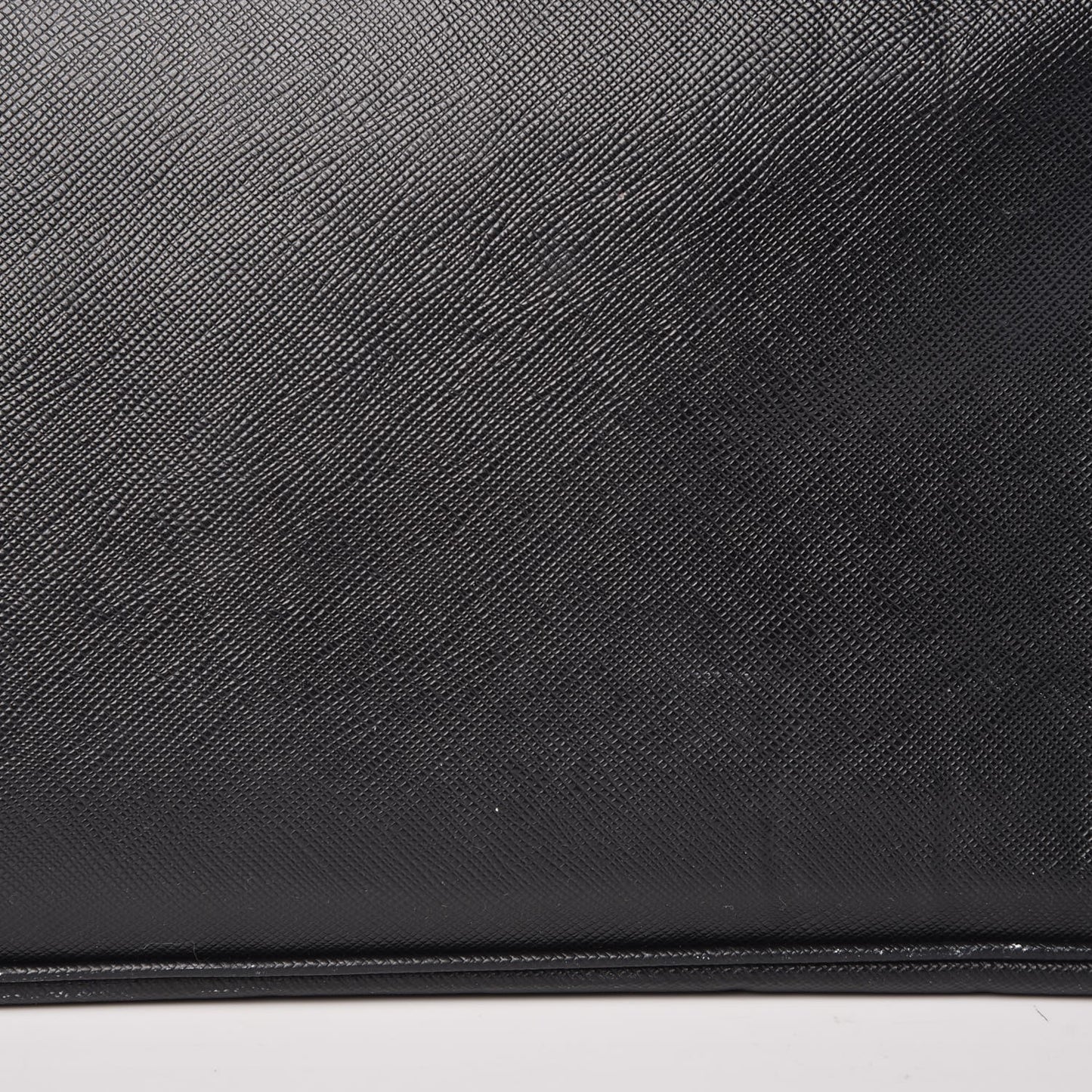 Saffiano Large Galleria Double Zip Tote Black