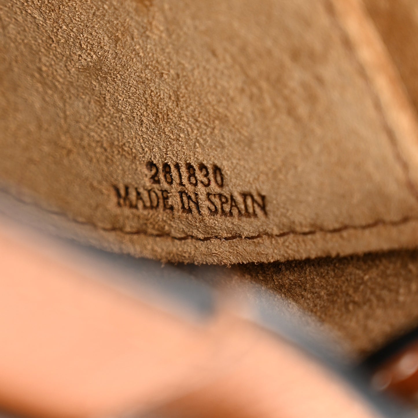 Grained Calfskin Mini Gate Crossbody Bag Caramel Pecan