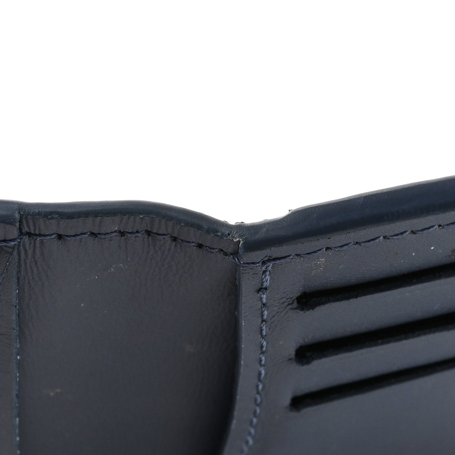 Calfskin Monogram Shadow Pocket Organizer Blue
