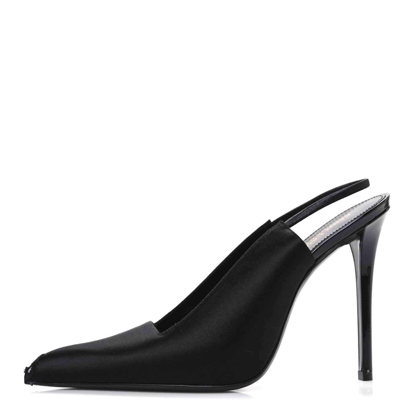 Raso Regale Raven 110 Slingback Pumps 37.5 Black