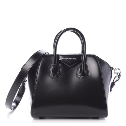 Givenchy Shiny Lord Calfskin Mini Antigona Black 1 of 10