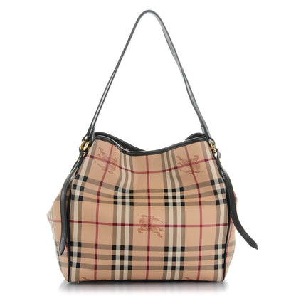 Burberry Haymarket Check Small Canterbury Tote Black 1 of 9