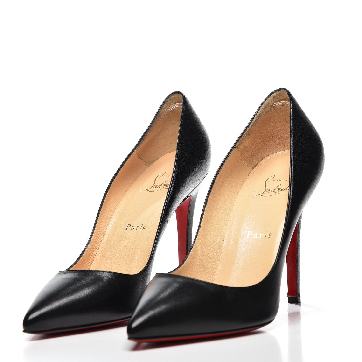 Christian Louboutin Kid Pigalle 100 Pumps 39 Black 2 of 10