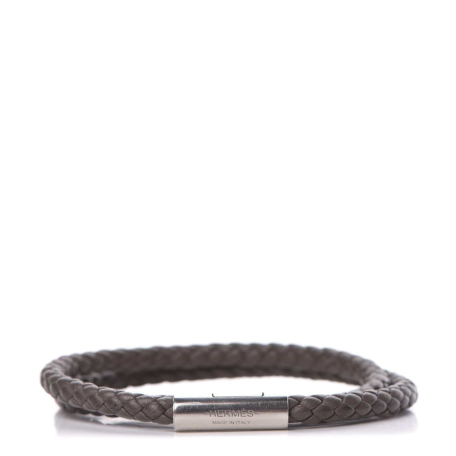 Hermes Swift Goliath Double Tour Bracelet T5 Etain 1 of 5