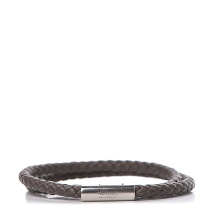 Hermes Swift Goliath Double Tour Bracelet T5 Etain 1 of 5