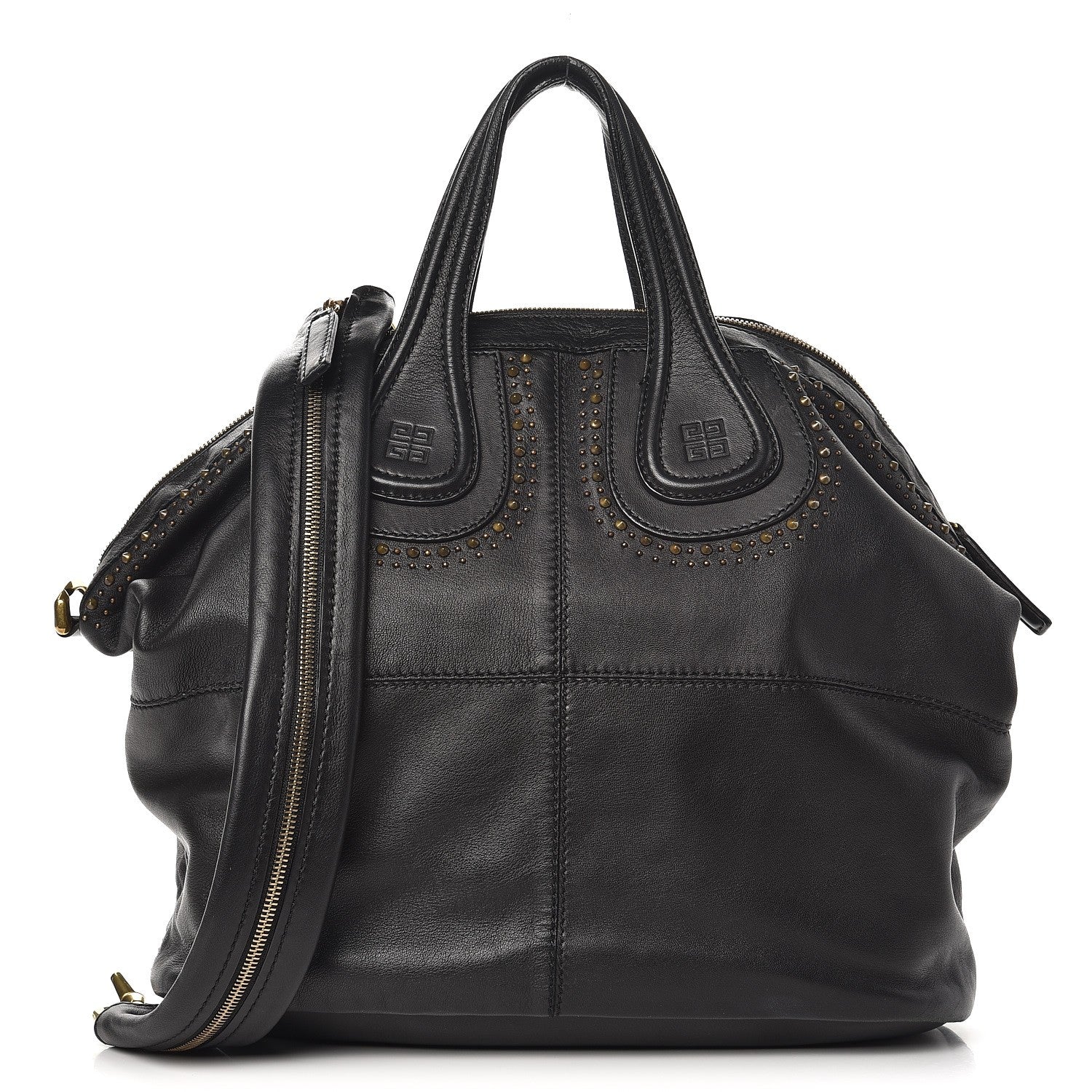 Givenchy Lambskin Studded Medium Nightingale Black 1 of 10