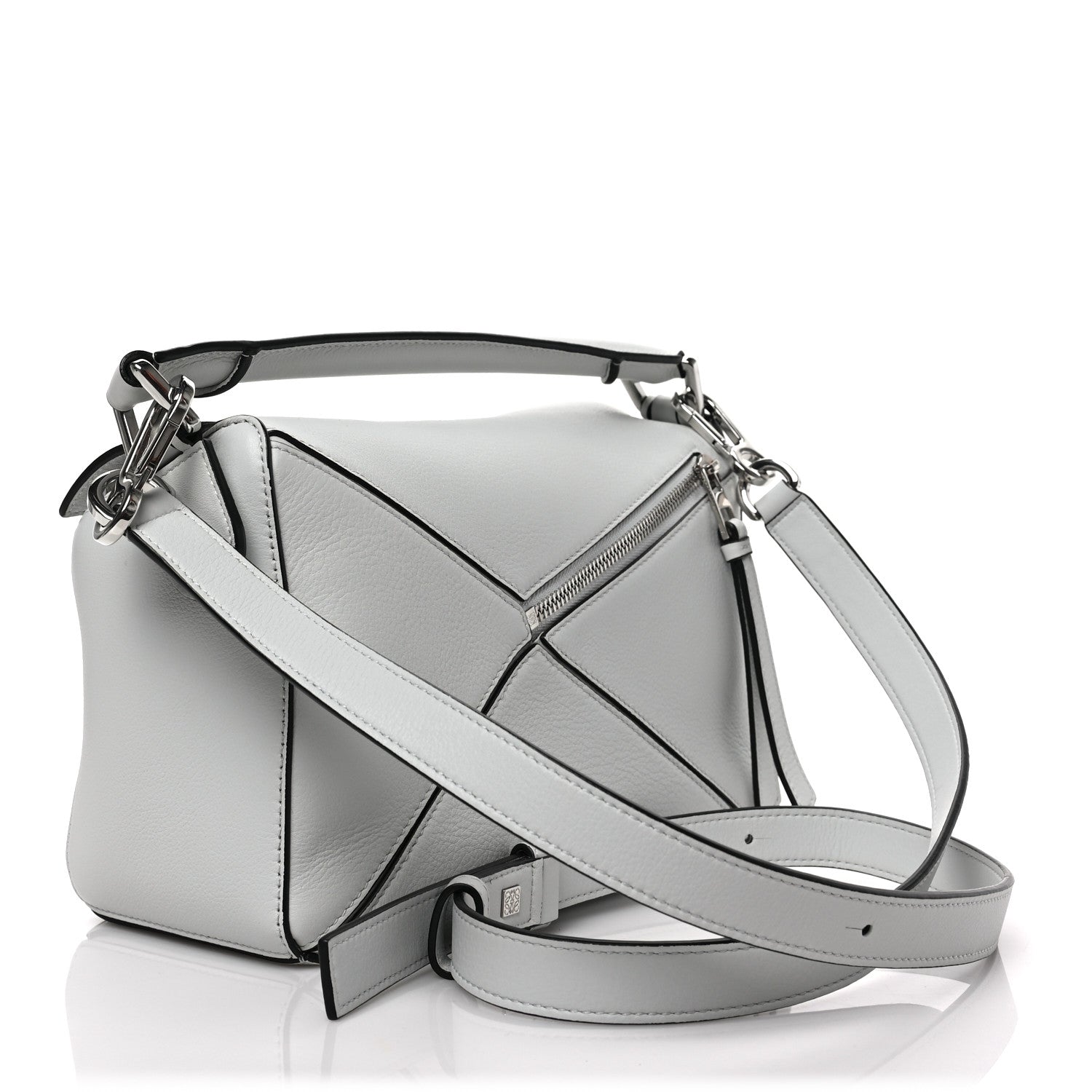 Loewe Calfskin Small Puzzle Bag Kaolin 3 of 8