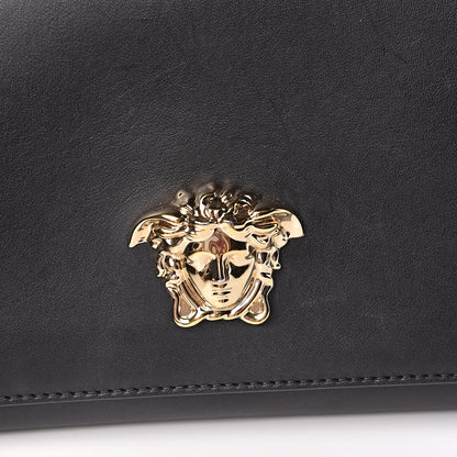 Versace Vitello Palazzo Medusa Evening Clutch Bag Black 11 of 16