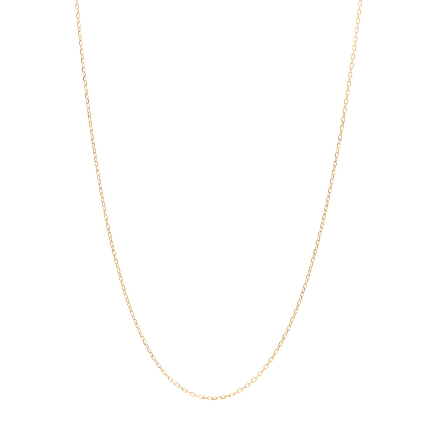 18K Yellow Gold Chain Necklace