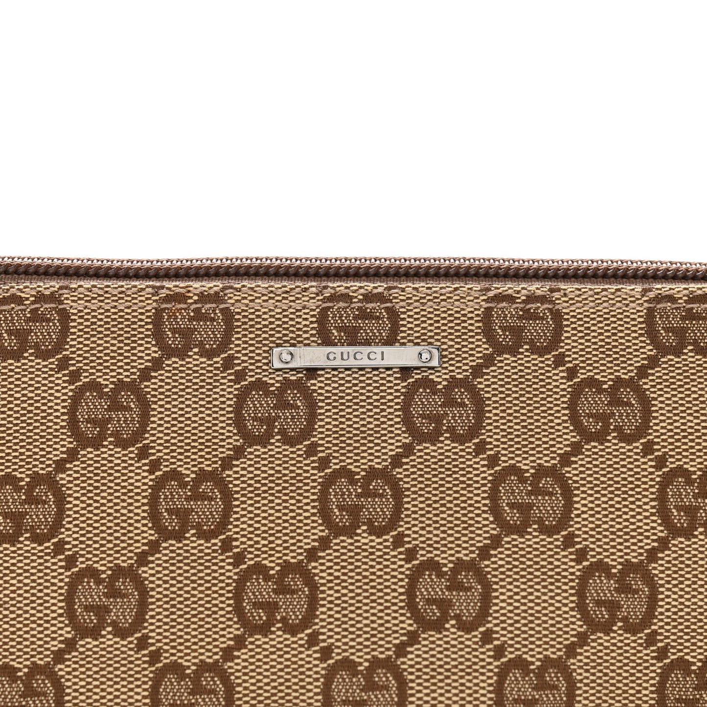 Monogram Web Boat Pochette Green