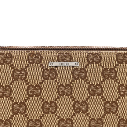 Gucci Monogram Web Boat Pochette Green 8 of 12