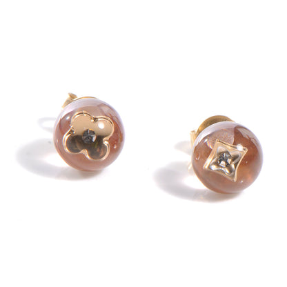 Louis Vuitton Inclusion Stud Set of 2 Pairs Earrings Pink 1 of 5