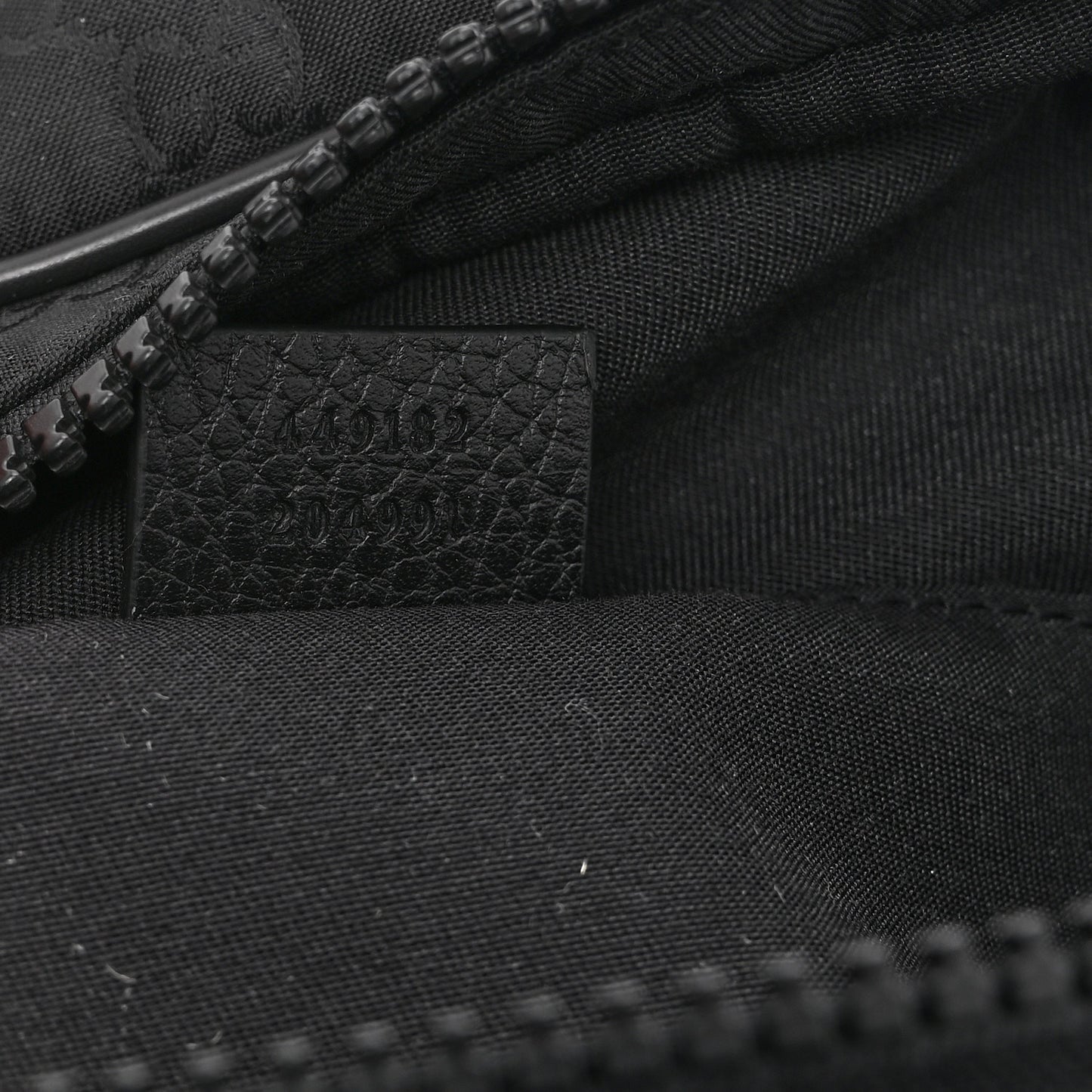 Nylon Monogram Fanny Pack Belt Bag Black