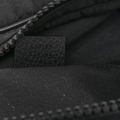 Gucci Nylon Monogram Fanny Pack Belt Bag Black 7 of 10