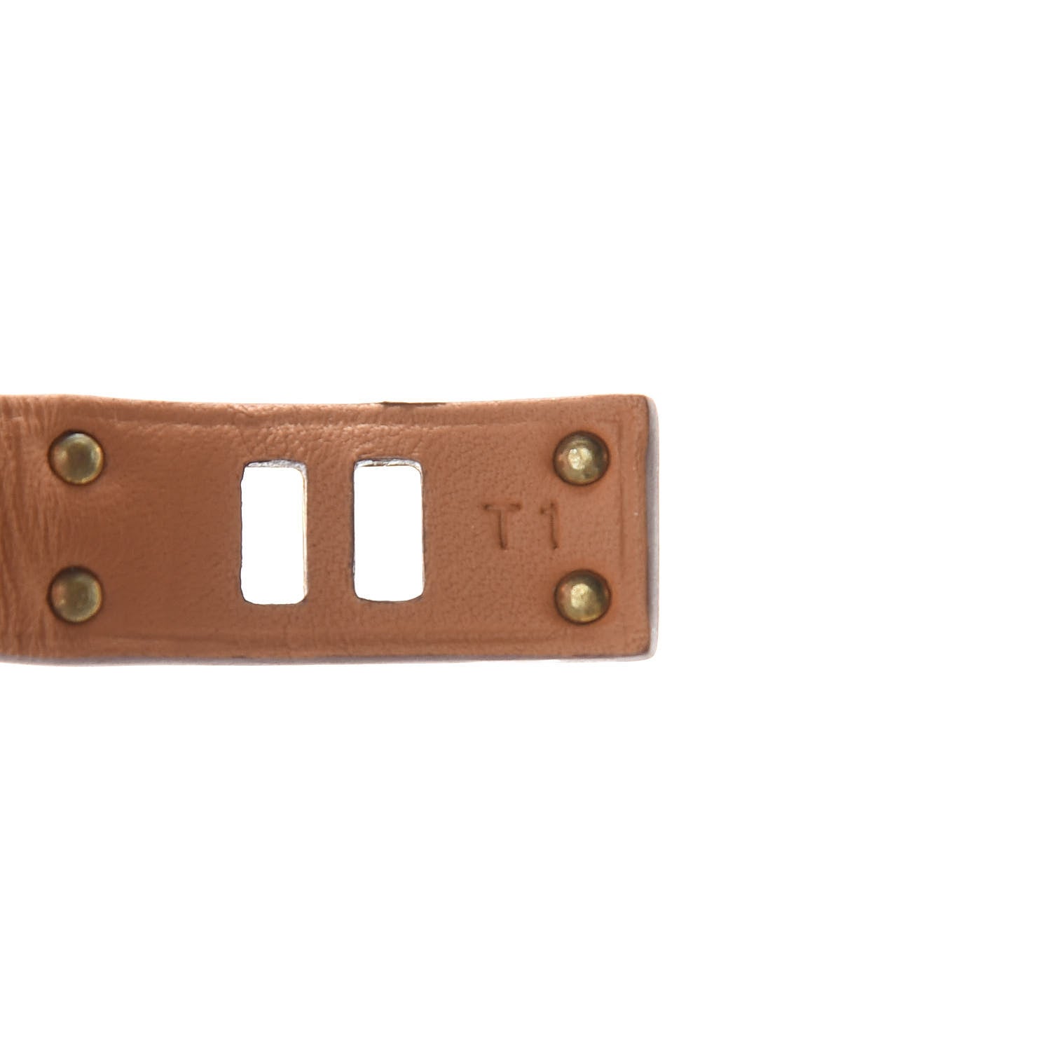Hermes Swift Mini Dog Perforations Carrees Bracelet T1 Gold 6 of 8