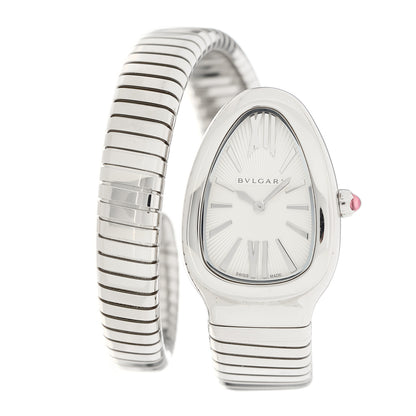 Bulgari Stainless Steel 35mm Serpenti Tubogas Quartz Watch 1 of 5