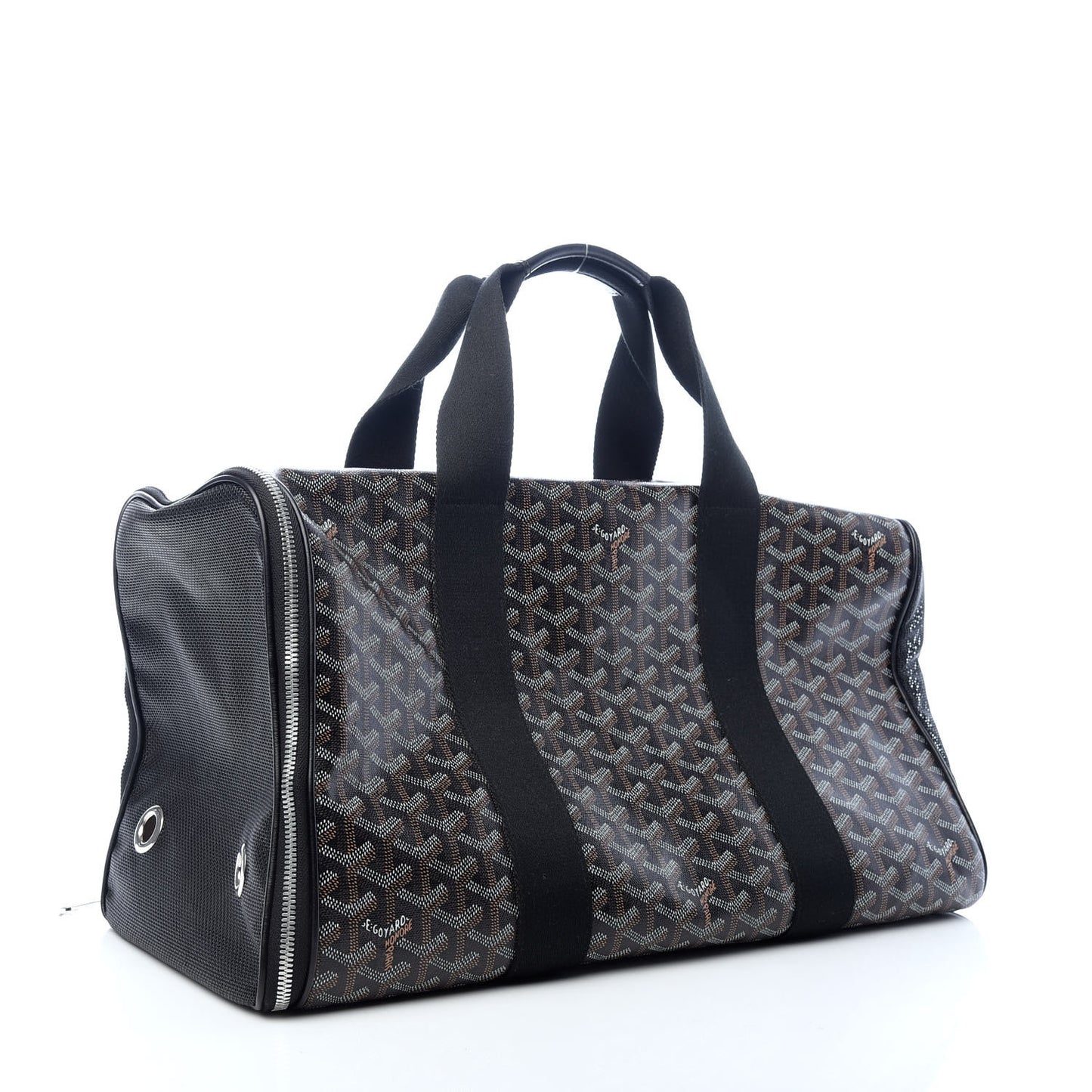 Goyardine Voltigeur Pet Carrier Black