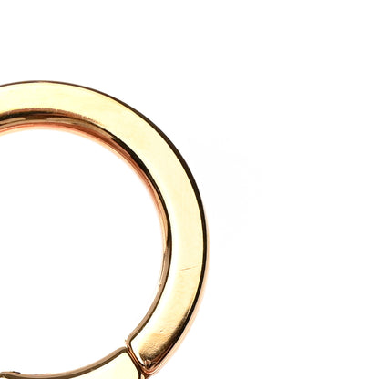 Louis Vuitton Metal Pochette Extender Key Ring Chain Gold 5 of 5