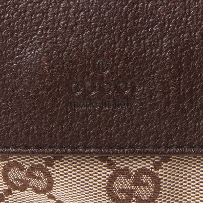 Gucci GG Monogram Double Pocket Belt Bag Dark Brown 8 of 8