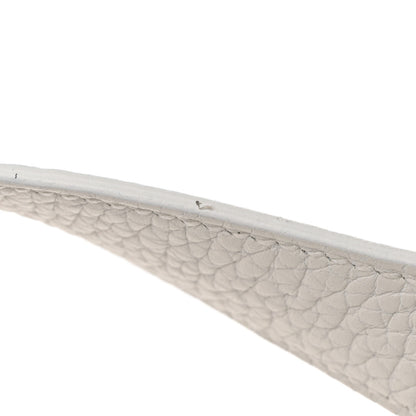 Hermes Taurillon Clemence Mini Lindy 20 New White 11 of 11