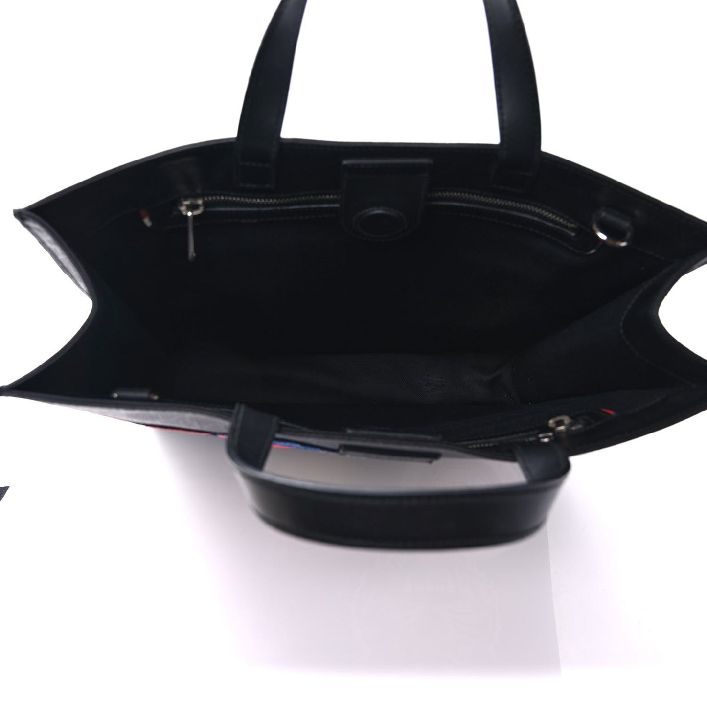GG Supreme Monogram Night Courrier Vertical Tote Black Multicolor