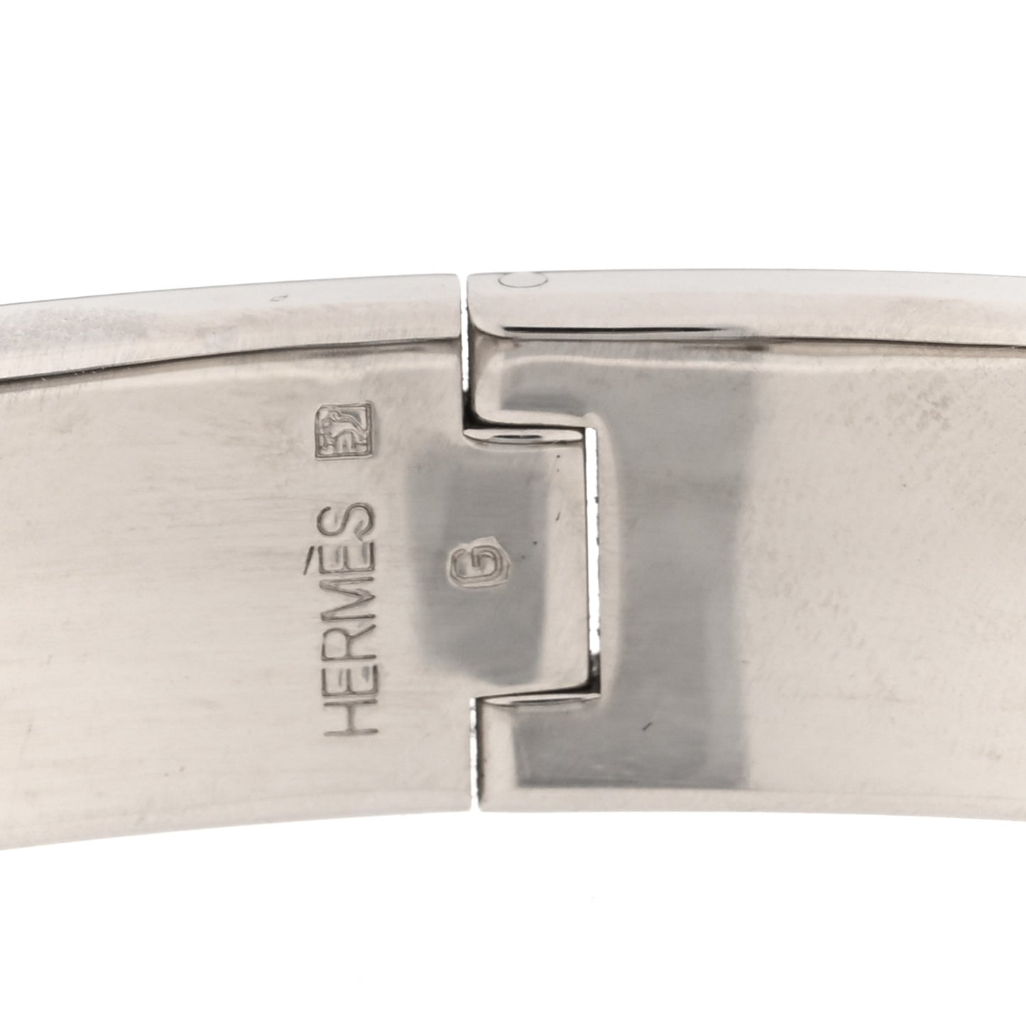 Narrow Enamel Clic Clac H Bracelet GM Bleu Electrique