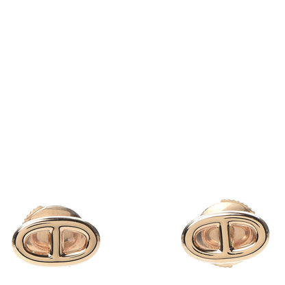 Hermes 18K Rose Gold TPM Farandole Stud Earrings 1 of 5