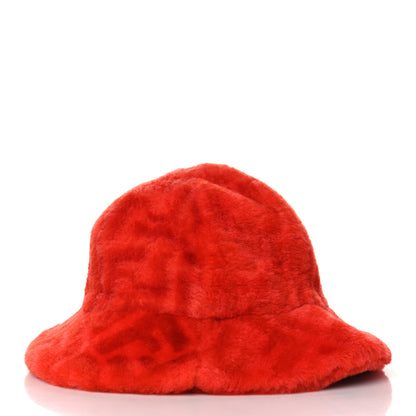 Fendi Wool FF Bucket Hat S Papaya 5 of 7