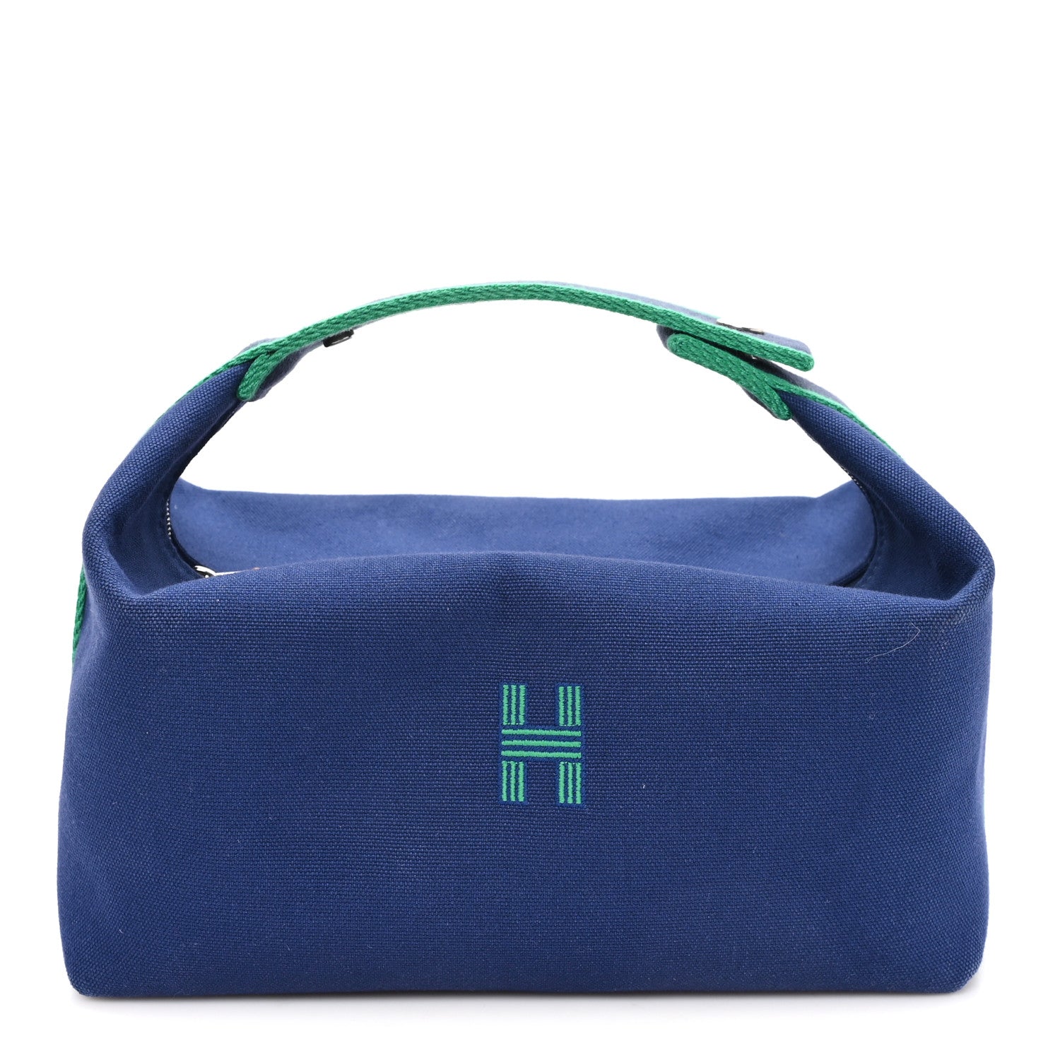 Hermes Canvas Large Bride-A-Brac Pouch Marine 1 of 6