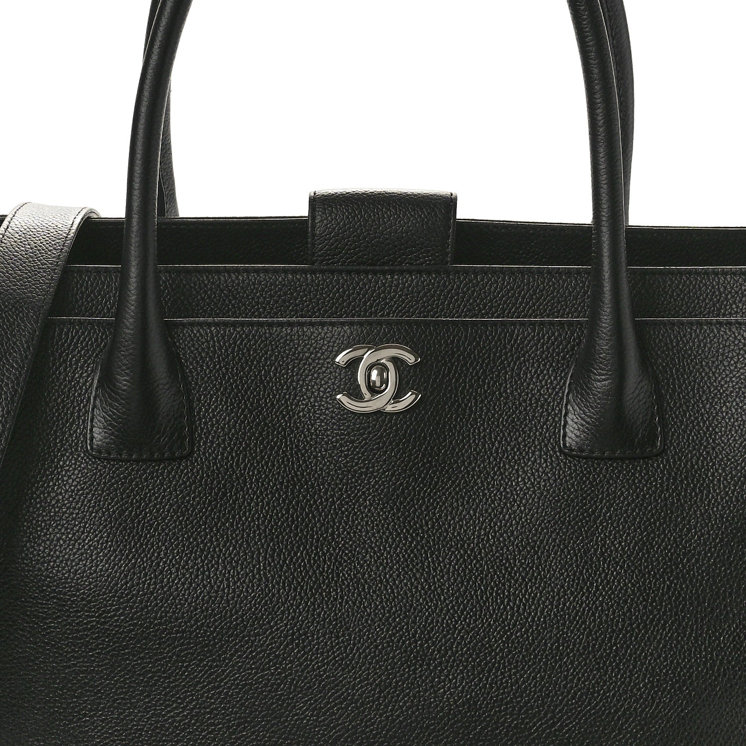 Chanel Caviar Cerf Executive Shopper Tote Black 8 of 10