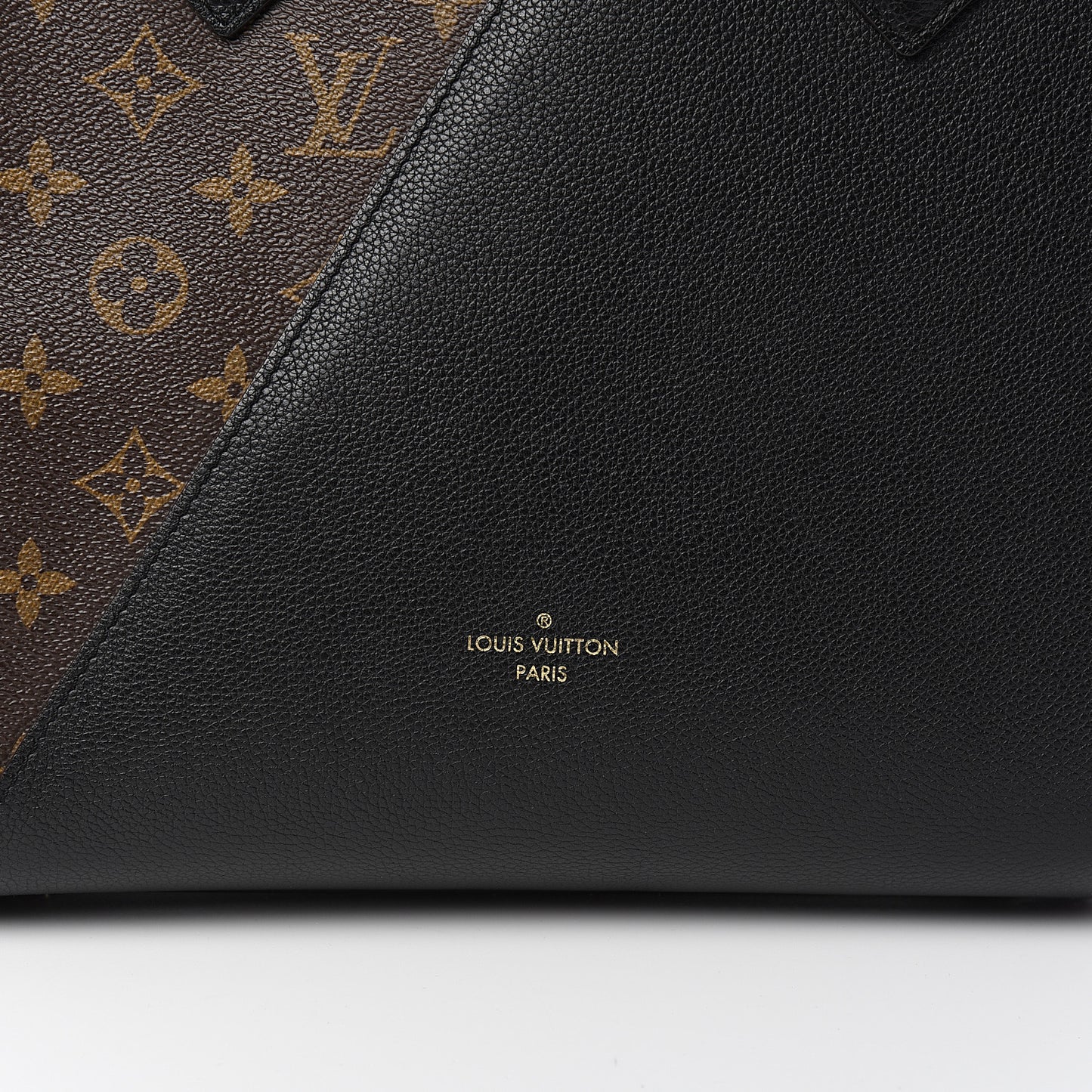 Calfskin Monogram Kimono Tote Black