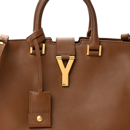 Saint Laurent Calfskin Small Classic Y Cabas Cognac 21 of 34
