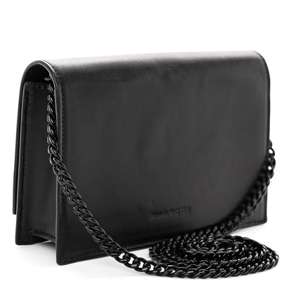 Alexander McQueen Calfskin Skull Small Crossbody Bag Black 4 of 11