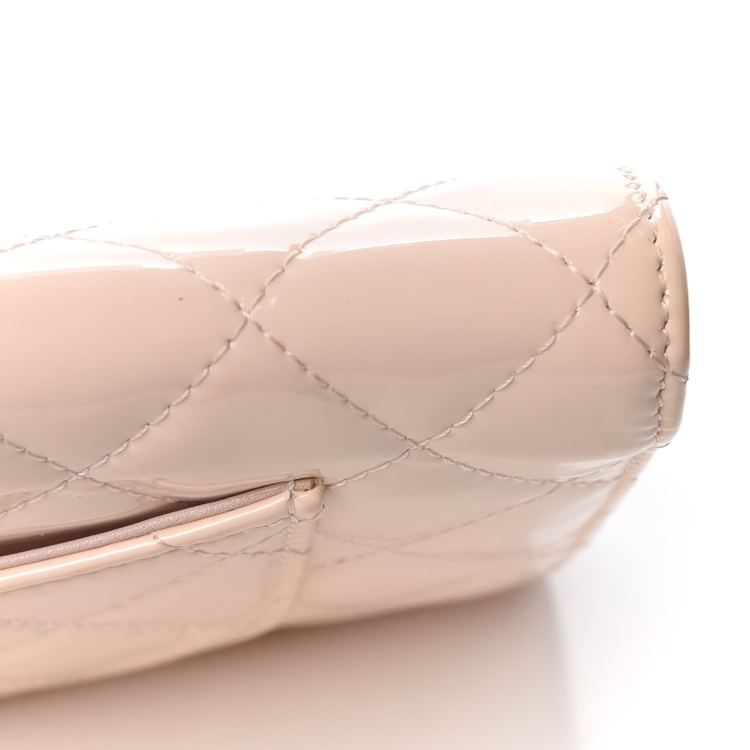 Chanel Patent Quilted Large Flap Wallet Pink 23 of 24