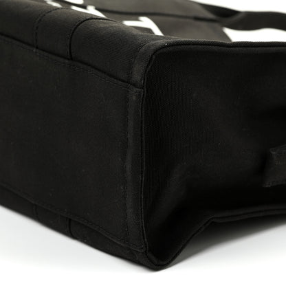 Marc Jacobs Cotton Canvas Large Tote Bag Black 9 of 9