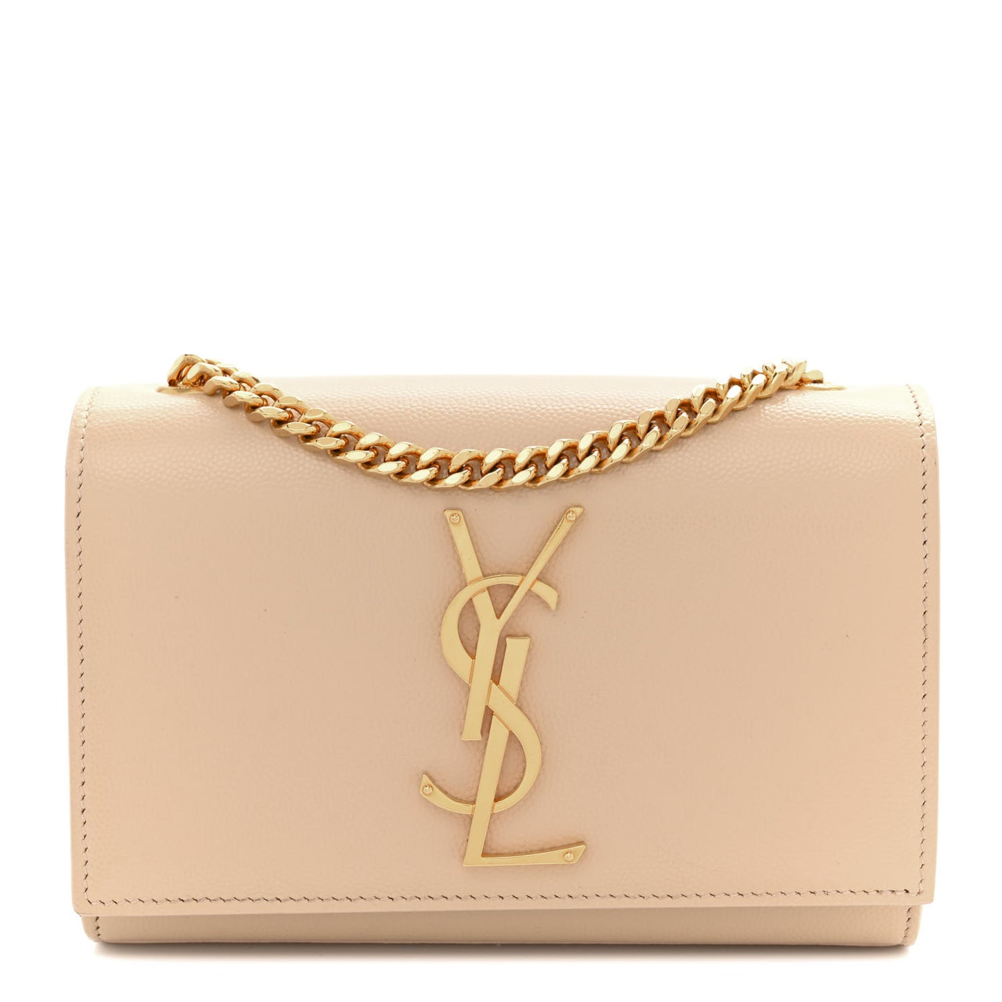 Grain De Poudre Small Monogram Kate Satchel Nude Powder