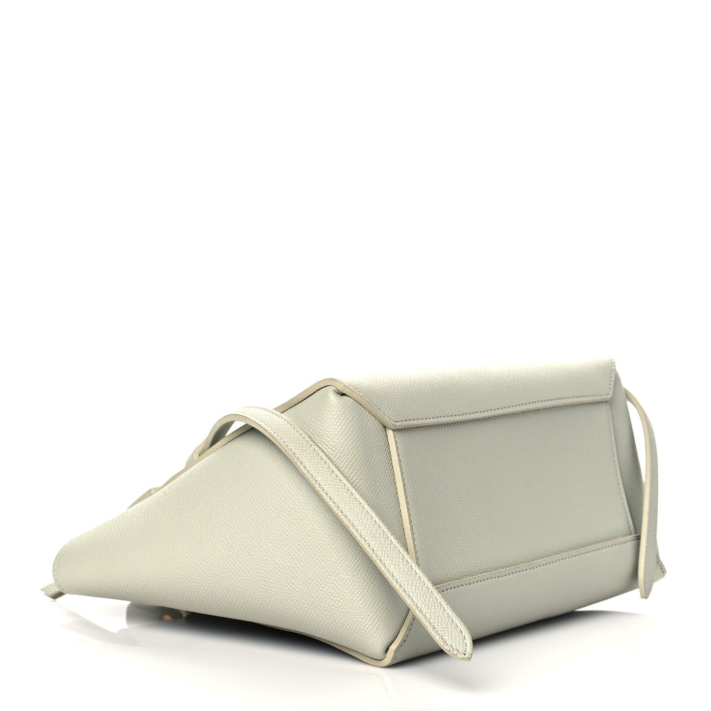 Grained Calfskin Micro Belt Bag Vert D'eau