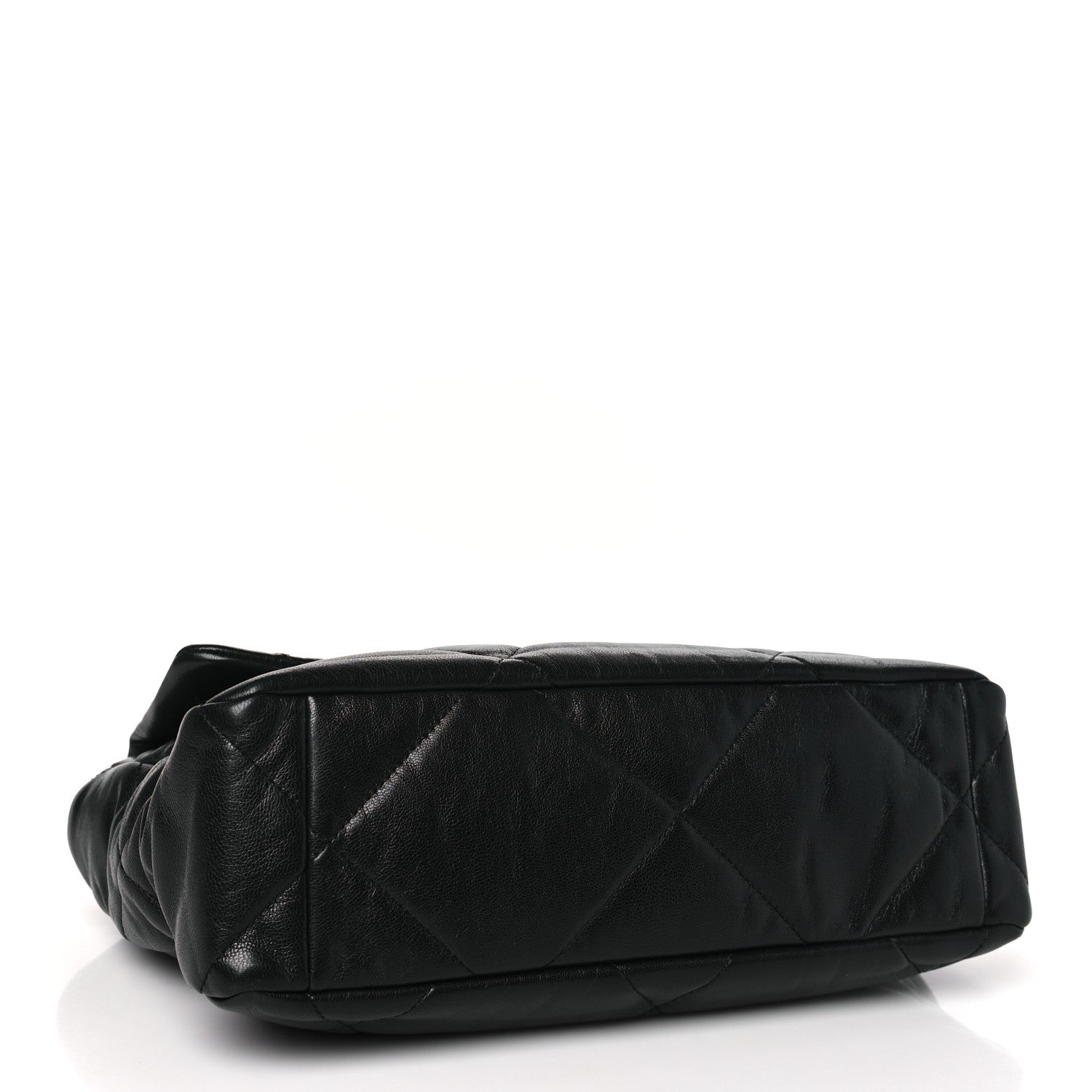 Chanel Goatskin Quilted Large Chanel 19 Flap Black 4 of 11