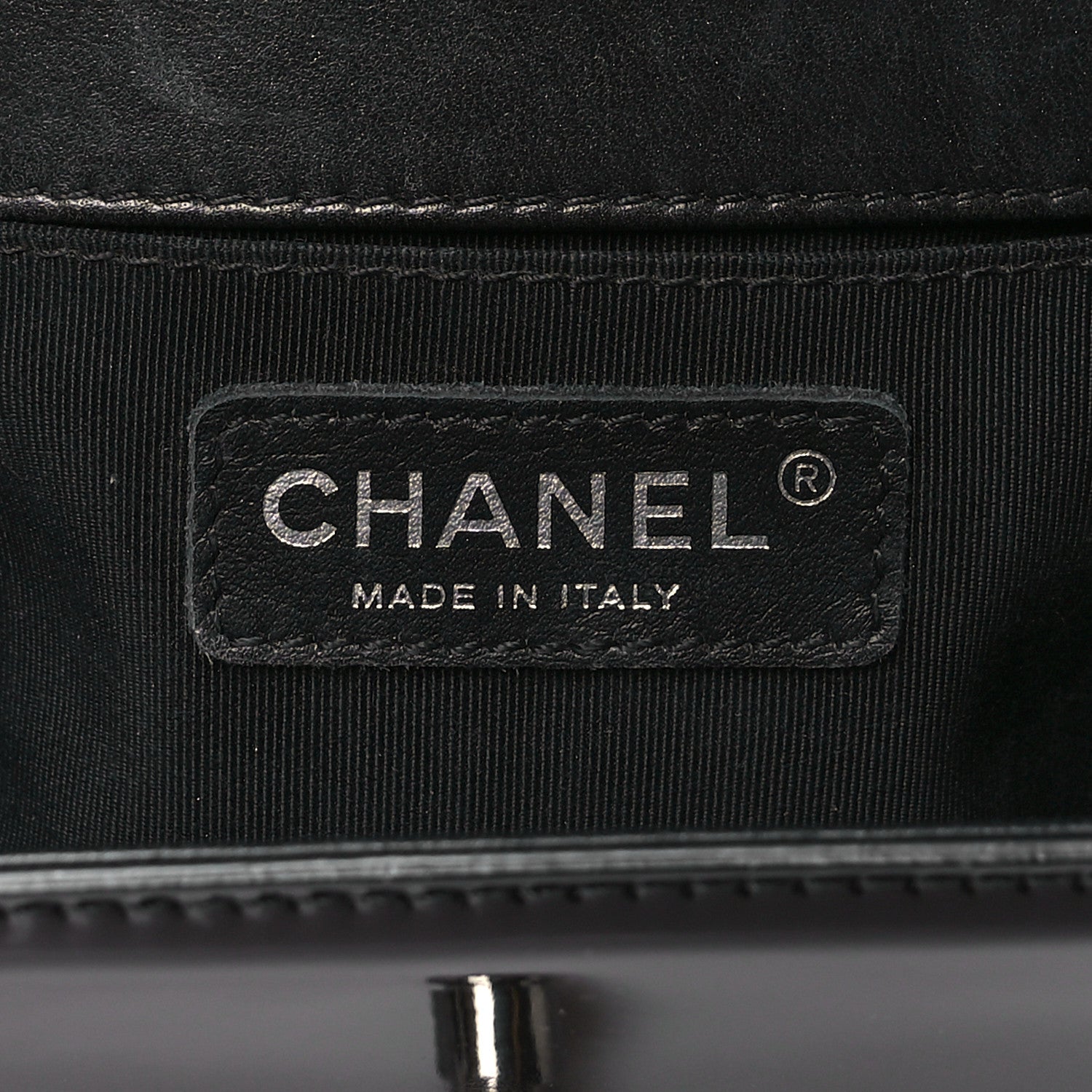 Chanel Patent Calfskin Quilted Small Boy Flap Burgundy 6 of 11
