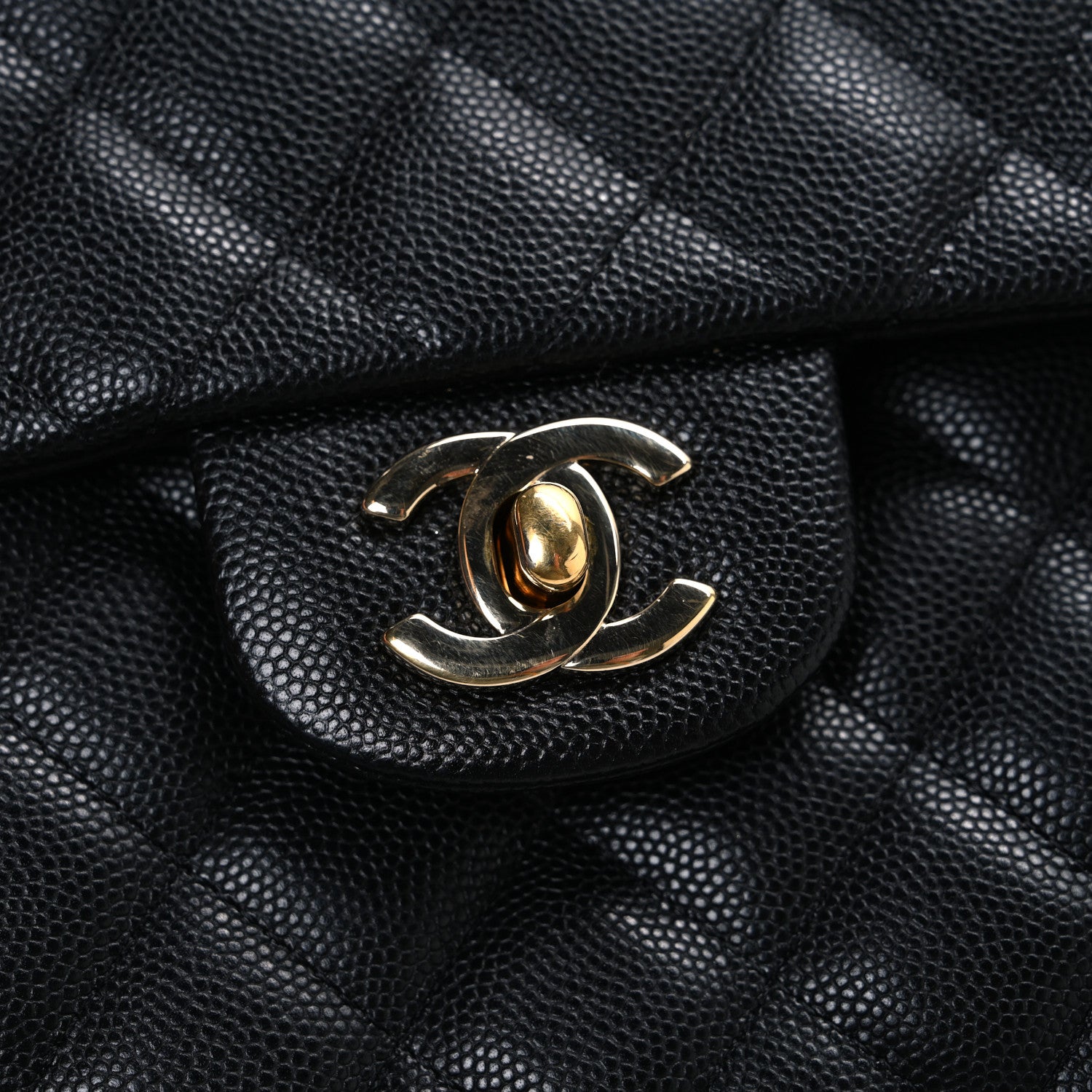 Chanel Caviar Quilted Flap Clutch Black 9 of 9