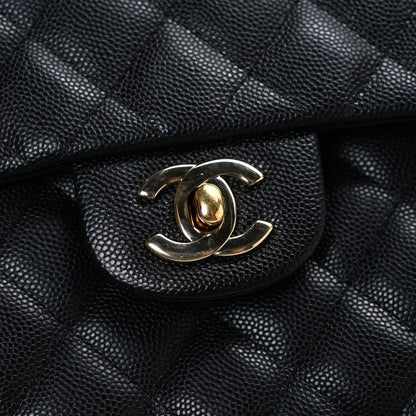 Chanel Caviar Quilted Flap Clutch Black 9 of 9