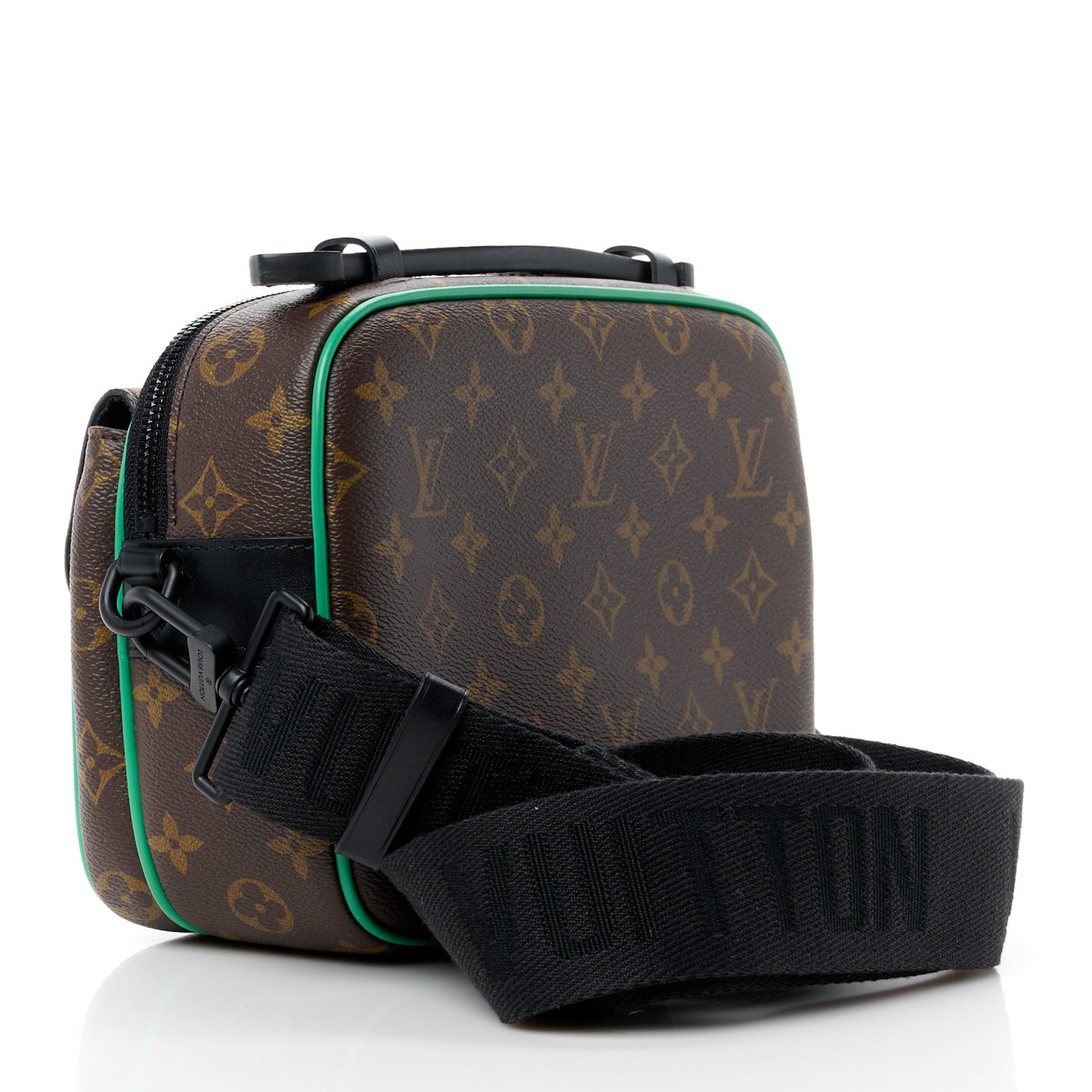 Monogram Macassar S Lock Messenger Minty Green