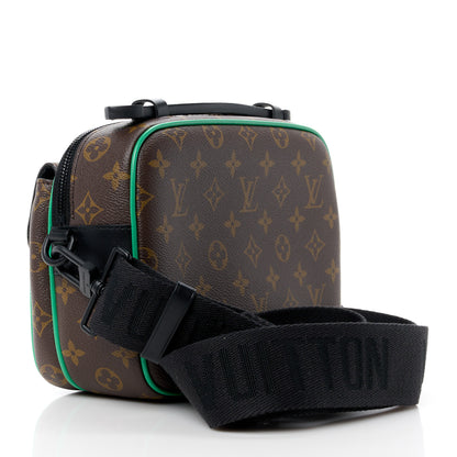 Louis Vuitton Monogram Macassar S Lock Messenger Minty Green 3 of 13