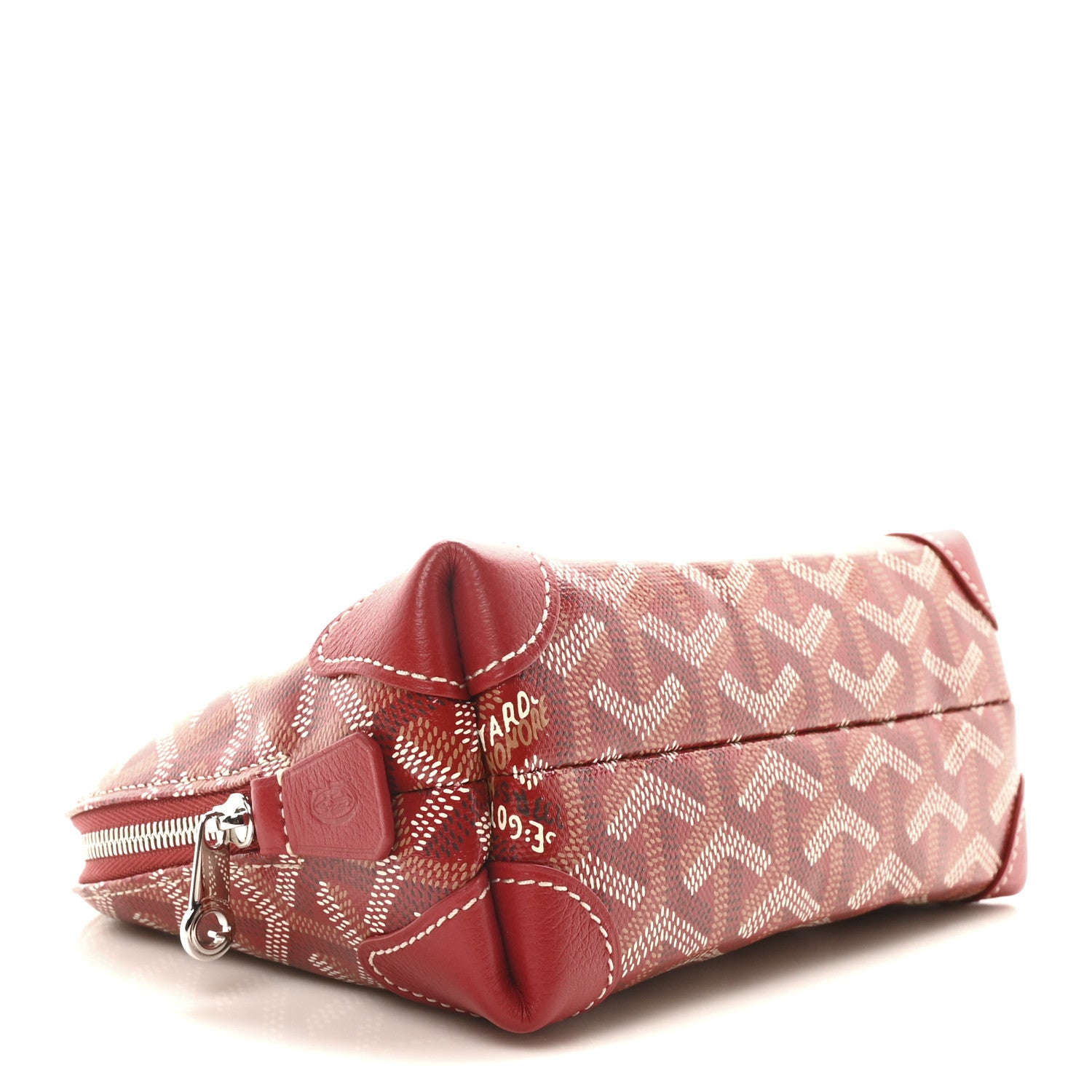 Goyard Goyardine Vendome Toiletry Pouch Red 1684740 – FASHIONPHILE
