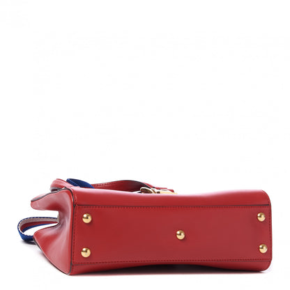 Gucci Calfskin Medium Sylvie Top Handle Tote Red 4 of 8