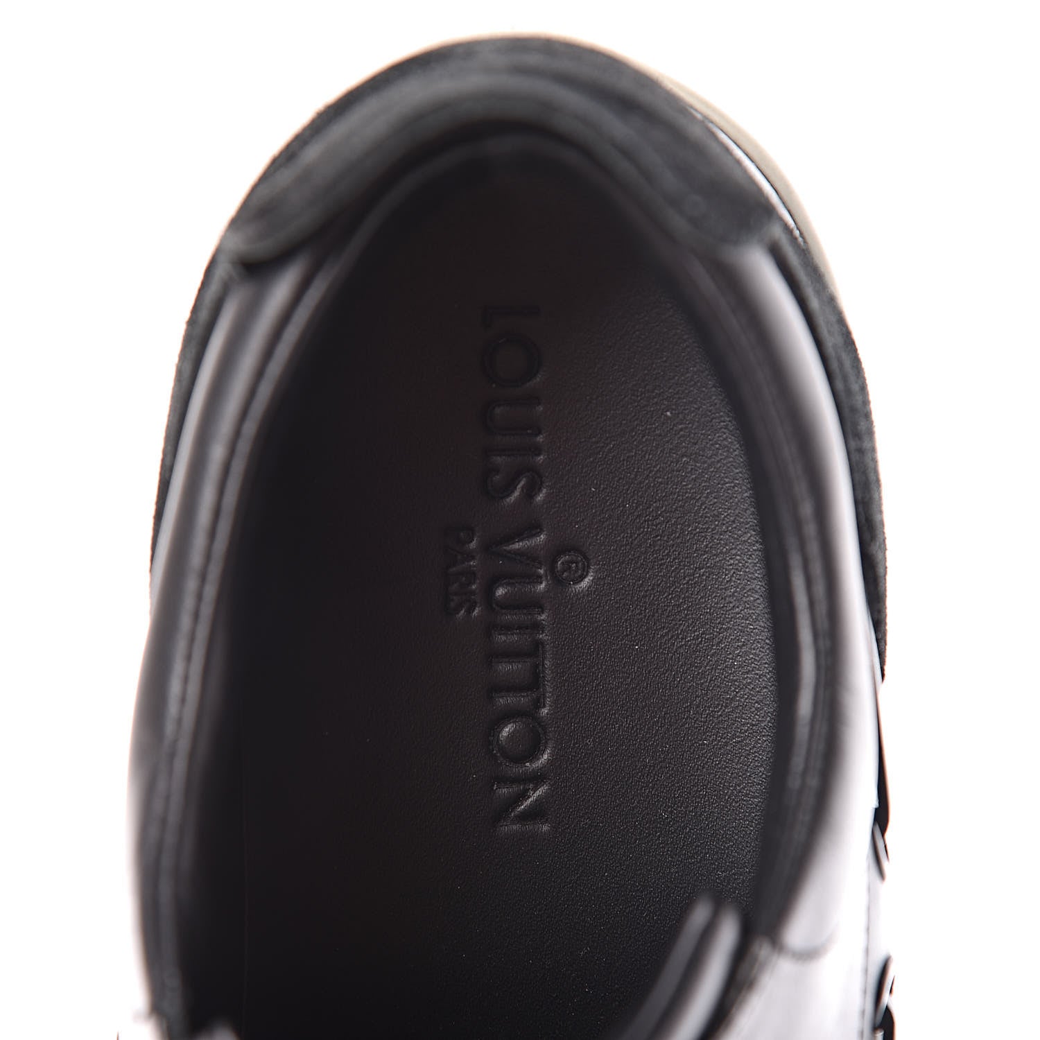 Louis Vuitton Calfskin Sneakers 8 Black 9 of 11